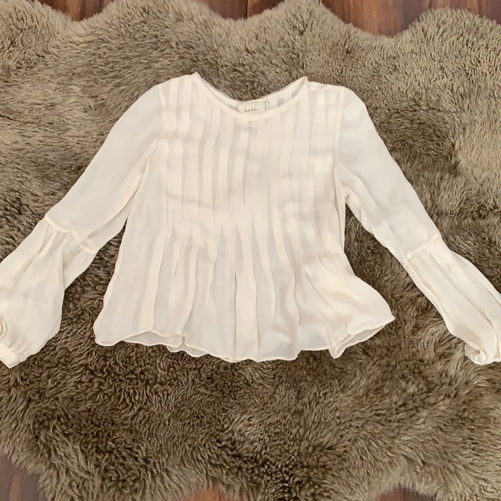 Nicole miller silk blouse S